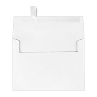 Jam Paper A7 80 lb Invitation Envelopes with Peel & Press - 5 1/4" H x 7 1/4" W - Bright White - 25 Pack-Size: A7 Invitation Envelopes 5 ¼ in x 7 ¼ in / 5.25” x 7.25” / 133.35mm x 184.15mm
