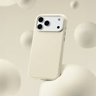 TUFF8 GlideAir Mag Rugged Case for iPhone 17 - White-Soft matte surface: helps resist fingerprints and keeps your case looking clean and refined