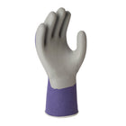 Atlas Kids Gardening Smooth Nitrile Glove - Grey/Purple - XSmall - 2 Pack-Smooth Grip
