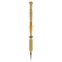 uni-ball Signo Gel Impact Pens - Bold Point (1.0mm) - Gold Metallic-Gel Pens