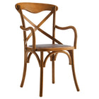 Modway Gear Dining Armchair - Walnut - 4 Pack-6