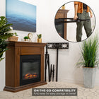 Mount-It! Heavy Duty Tripod TV Stand for 32 - 70" Screens - Black-6