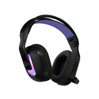 Logitech G522 Lightspeed  Wireless Gaming Headset - Full-Band Mic - Advanced Audio -Tri-Connect - Black-Own Your Look: Experience the bold, sleek design of this RGB gaming headset, featuring customizable side-facing lighting powered by LIGHTSYNC RGB in up to 16.8 million colours