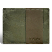 Champs Camo Leather Bi-Fold Wallet - Green-Bold camo style
 Stand out with a rugged combination of premium leather and camo print design, perfect for those who embrace adventure and individuality.