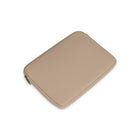 Bugatti Opera 13" Padded Laptop Sleeve - Latte-Zippered main compartment
