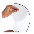 Azar Desktop/Countertop Rear Loading Plastic Document Holder - Clear - 3 Pack-4
