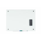 MasterVision River Magnetic Glass Dry-Erase Whiteboard - 24" L x 36" W-24" L x 36" W