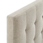 Modway Lily Upholstered King Size Headboard - Dove Grey-Assembly Required