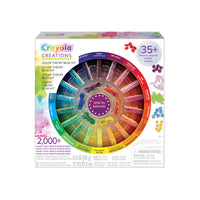 Crayola Creations Colour Theory Bead Kit-WHAT'S INCLUDED: This kit includes beading station, 18 bead tubes, assortment of beads (80 g), 6 colours of elastic, colour wheel, bead spoon and instructions