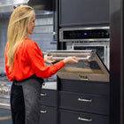Kucht 30" 1.6 cu. ft. Built‑In Air Fryer & Convection Microwave - Stainless Steel-Stainless Steel Exterior