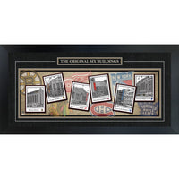 Original Six Buildings - Framed Print - 39" x 20"-Premium print framed