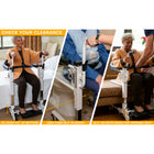 Mobile Patient Lift Freedom & Independence Electric Patient Lift - 34.5"- 42.5" Adjustable Height - White/Black-Tool-free assembly for quick and easy setup