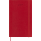 Moleskine 2027 12 Month Weekly Soft Cover Planner - 5" x 8.25" - Scarlet Red-Dated from January to December 2027