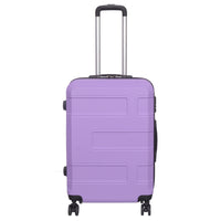 Nicci Deco 24" Hardside Check-in Luggage - Lilac-ABS outer shell
