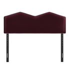 Modway Cosette Performance Velvet Full Size Headboard - Mulberry-Dense Foam Cushioning