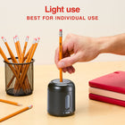 Staples Personal Dual Powered Light Use Pencil Sharpener - Black-Durable steel blade designed to last for up to 3000 sharpenings