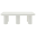 Modway Cleo 54" Rectangular Coffee Table - White-8