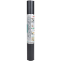 Kittrich Corporation Con-Tact Brand Creative Covering Adhesive Covering - 18" x 50 ft - Black-Multipurpose self adhesive covering: Our self-adhesive backing will stick to any smooth surface! This makes the Creative Covering great for covering shelves, cabinets, cupboards, lining walls, drawers and for any artistic project! From DIY projects to protecting furniture and from your child's school projects to whole room renovations Con-Tact Shelf Liners have got you covered!