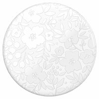 PopSockets PopGrip - Blanc Fresh-New PopGrip and PopTop designs allow for easy swapability