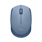 Logitech M170 Wireless Mouse for PC, Mac, Laptop, 2.4 GHz with USB Mini Receiver  - Blue Grey-Plug-and-Play Connection: Connect in 3 seconds to your computer via a strong, reliable USB receiver that plugs into your computer’s USB port
