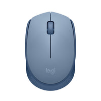 Logitech M170 Wireless Mouse for PC, Mac, Laptop, 2.4 GHz with USB Mini Receiver  - Blue Grey-Plug-and-Play Connection: Connect in 3 seconds to your computer via a strong, reliable USB receiver that plugs into your computer’s USB port
