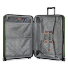 Ricardo Beverly Hills 29" Montecito 2.0 Hardside Check-in Luggage Upright - USB Port - Hunter Green-Top and side carry handles with bottom carry grip - Makes lifting, carrying, and loading the suitcase easier from multiple angles