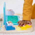 Melissa & Doug Wooden Work & Play Desktop Activity Board Infant & Toddler Sensory Toy-6