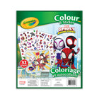 Crayola Colour & Sticker Book - Spidey & Friends-Colouring for kids, ages 3 & up