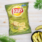 Lay's Dill Pickle Flavoured Potato Chips - 40g - 40 Pack-Made with Canadian potatoes