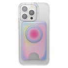 Popsockets PopWallet+ for MagSafe with Adapter Ring - Aura-Credit cards are protected with a magnet shield