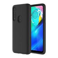 AXS PROTech Case for Motorola Moto G Power - Black-Dual-Layer Protection - Features a soft inner TPU lining and a hard outer polycarbonate shell