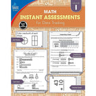 eBook: Carson Dellosa Publishing Instant Assessments for Data Tracking: Math Workbook - Grade 1-The perfect resource for teachers who use data tracking to monitor student progress