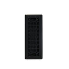 Hampton Bay 2-Piece Floor Registers - 3" x 10" - Abstract - Matte Black -Modern abstract design in sleek Black Matte finish for contemporary style