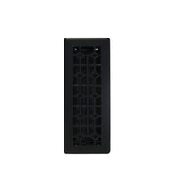 Hampton Bay 2-Piece Floor Registers - 3" x 10" - Abstract - Matte Black -Modern abstract design in sleek Black Matte finish for contemporary style