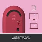 Logitech POP Wireless Mouse - Heartbreaker-Compatible with Windows 10 or later, macOS 10.15 or later, iPadOS, Chrome OS and Android
