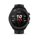 Garmin Approach S70 - Black Ceramic Bezel with Black Silicone Band-Enhanced PlaysLike Distance feature accounts for uphill shots, downhill shots and trajectory as well as wind, temperature and air pressure with a built-in barometer - for more accurate plays like distances
