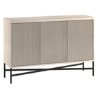 Hudson&Canal Brighton 48"W Buffet Table - Alder White-A modern contemporary design for your dining room, kitchen, or den