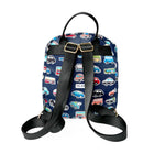 Nicci Kids Backpack with Car Print - Navy-Main zipper entry