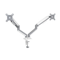 Uplite Dual Monitor Mount - Height Adjustable - Gas Spring Arm for 15"- 32" Screen-Fits most 15" to 32" monitors with 75x75mm or 100x100mm backside VESA mounting holes