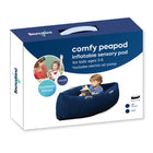 Bouncyband Comfy Hugging Peapod Sensory Pod - 48" - Ages 3-6 - Blue-Deep pressure offers a comforting caressing hug, enabling a calming sense of security