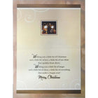 Rosedale General Christmas Greeting Cards/Envelopes - 5-1/2" x 8" - Best Wishes: Golden Ornaments - 12 Pack-Printed on premium uncoated paper