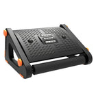 ShoppingAll Height Adjustable Under Desk Footrest with Massage Roller and 6-Level Angle Adjustment - Black-Features 6 adjustable height slots, allowing you to fine-tune the elevation and angle to find the absolute perfect fit for your body.