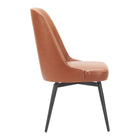 Zuo Keppel Swivel Dining Chair - Brown - Set of 2-3 year limited warranty