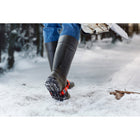 SureWerx K1 Mid-Sole Ice Cleats - One Size - Orange/Black-Tungsten Carbide traction material