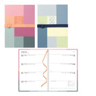 Letts 2026 Gradient Weekly/Monthly Hard Cover Planner - 8-1/4" x 5-5/6" - Assorted Colours - Multilingual-12-Month: January 2026 to December 2026