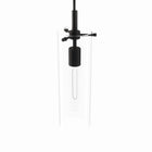 Modway Skylark Pendant Light - Clear/Black-Damp Rated