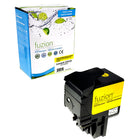 fuzion Lexmark (80C1HY0) Compatible Toner Cartridge - High Yield - Yellow-Ink Colour: Yellow