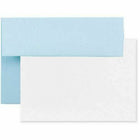 JAM Paper Blank Greeting Cards Set - A6 Size - 4.75" x 6.5" - Baby Blue - 25 Pack-Color: Baby Blue