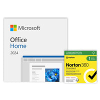 Microsoft Office Home 2024 + Norton 360 Standard - 1 Device - 12-Month Subscription [Digital Download]-Bring home the power of Microsoft Office for your home