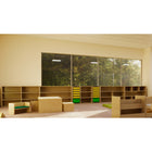 Mitybilt Polar 14 Storage with Plastic Shatterproof Trays - 48" L x 18" D x 30" H-3mm vinyl bonded edgeband